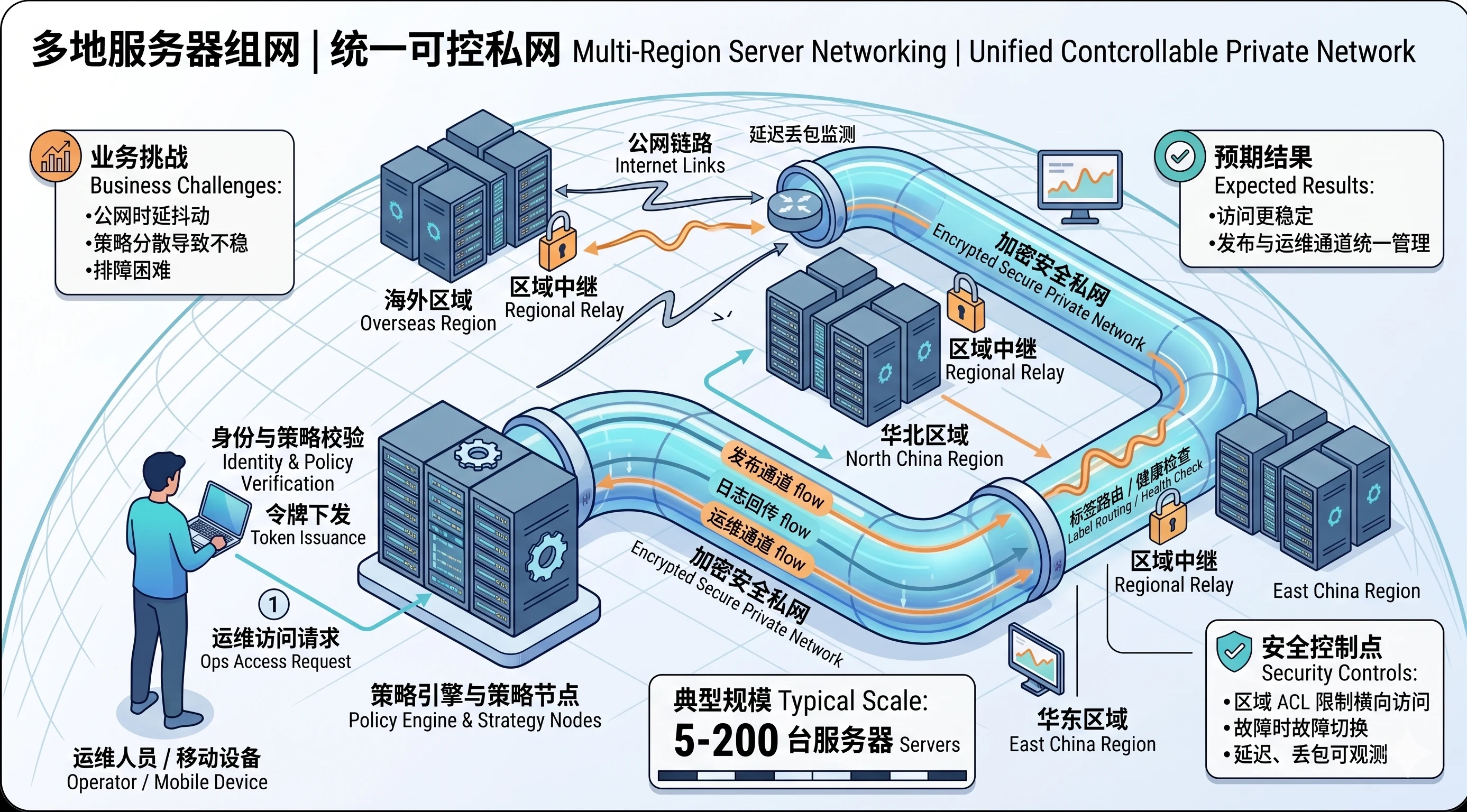 多地服务器组网 场景配图